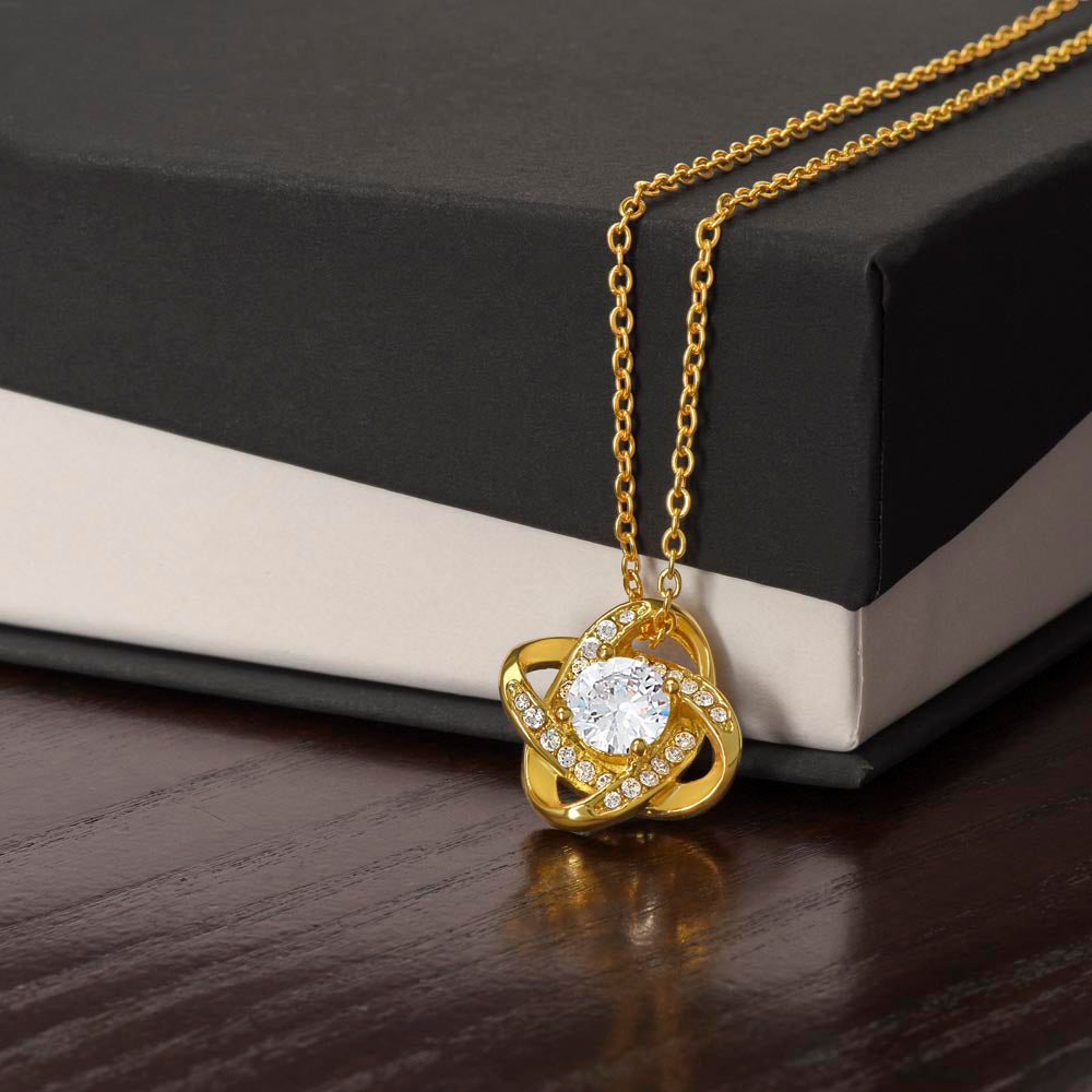Love Knot Necklace (Yellow & White Gold Variants)