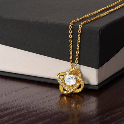 Love Knot Necklace (Yellow & White Gold Variants)